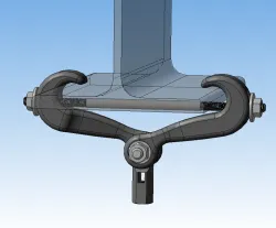 hanging mounting clamp to the channel