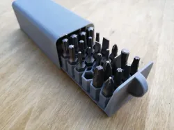 hex bit storage for 1/4" Hex Bits