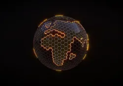 Hexagon Planet Earth 3D model