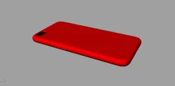 Iphone 8plus red  case 3D print model