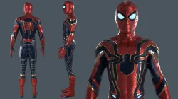 Iron Spiderman  Rig  3D model