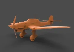 Junkers Ju 87 3D print model