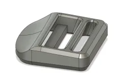 Ladder Lock Buckle (1.5 inch/39mm) No supports, No briding, Single Piece.