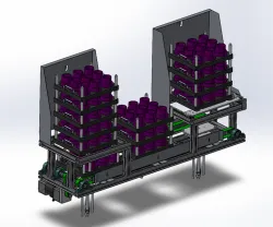 Loading and unloading conveyor line structure - Yükleme Boşaltma Konveyörü