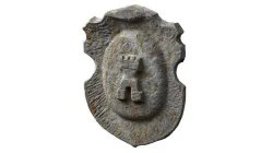 Medieval relief stone carving decoration 3D model