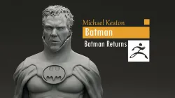 Michael Keaton - Batman - Batman Returns 3D print model