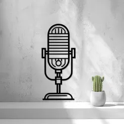 Microphone Wall Art