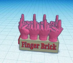 Middle Finger not Lego