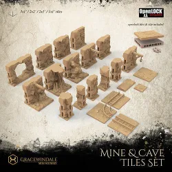 Mine and Cave Tiles Set 3D print model