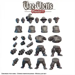 Modular Swords for hire : Ogres mercenaries [PRE-SUPPORTED]