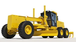 Motor Grader 3D model 3D model