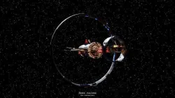 Nero Falcon SpaceShip Low-poly 3D model