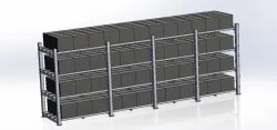 Open Battery cabinet