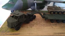 Oshkosh M1070 inspired with trailer 3D print model