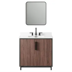 OVE Ira 36 Earthtone Driftwood Vanity 3D model
