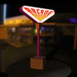 Palace Arcade Sign - Stranger Things