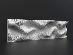 Parametric wall voronoi 3D print model