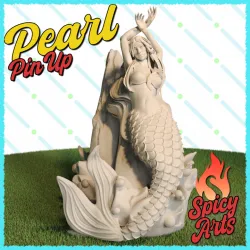 Pearl - (SFW) Mermaid Pose 3 Modern Bra