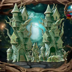 Pixie Village Dice Tower - SUPPORT FREE!