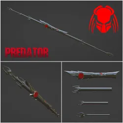 Predator Spear 3D print model