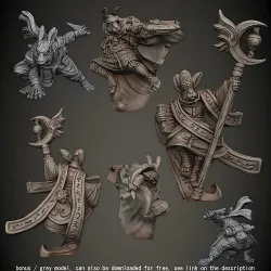 Rabbit Folk 3D print model