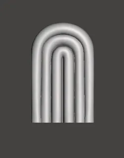 Rainbow candle mould 3D print model