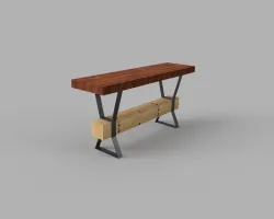 RUSTIC BAR TABLE