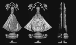 San Juan de los Lagos Virgin - CNC - 3D print model