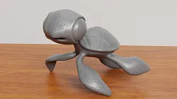 Sea Turtle 3D print model