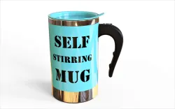 Self-Stirring Coffee Mug