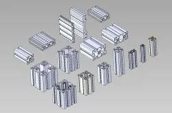 shaped aluminum