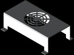 sheet metal with vent