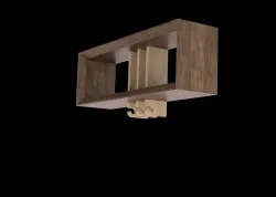 shelf with a key hanger Ключница