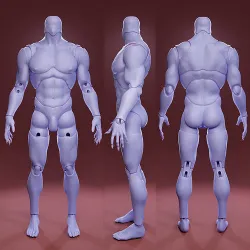 Skeledaddy BJD body 3D print model