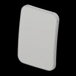 SMALL DUMMY PLATE FOR BRITISH BODY ARMOUR