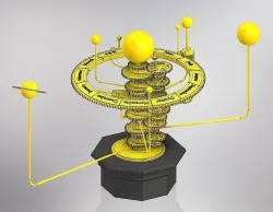Solar System Orrery 3D print model