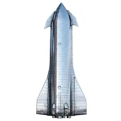 Starship SpaceX  Low-poly 3D model