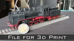 STEAM ENGINE - LOCOMOTIVE - DRG CLASS 24 - DR-BAUREIHE 24  3D print model