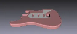 Stratocaster Body in pink
