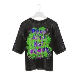 Streetwear  3D T-Shirt - Drop Acid Not Bombs 01 - Wolves Studio Low-poly 3D model