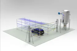 SUV/Bus Shower Tester Booth.