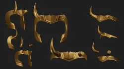 Sylvie Lady Loki crown 3D 3D print model