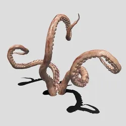 tentacle octopus tentacles 3D model