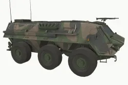 TPz 1 Fuchs Low-poly 3D model