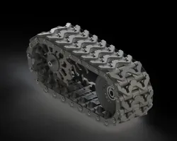 Traktor tank track and sprocket