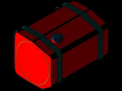 Truck fuel tank