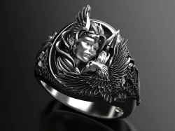 Valkyrie ring 3D print model