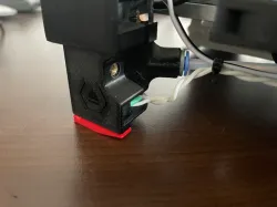 Voron 0.2 foot with button and filament runout sensor