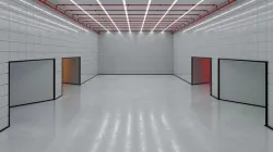 VR - AR Big Empty Hall - Room - Hangar Low-poly 3D model