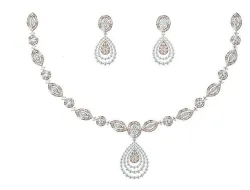 Women Necklace Earring Set STL JCD Details 3D print model